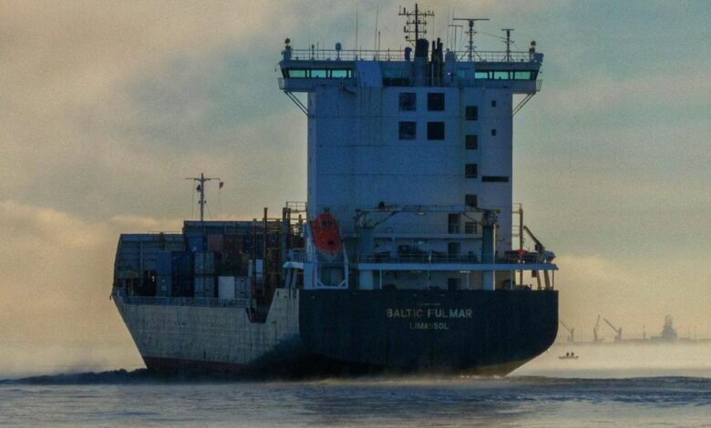 Chinese boxship becomes focus of Baltic pipeline damage probe