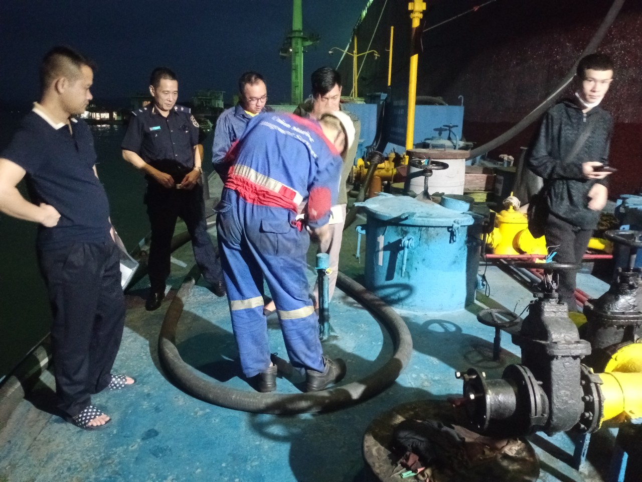 Bunkering inspection