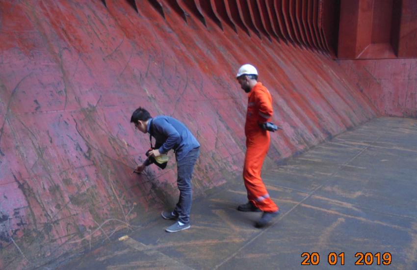 Cargo hold cleanliness survey